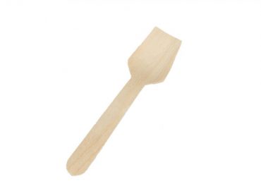 Wooden ice cream spoon cm 9,5