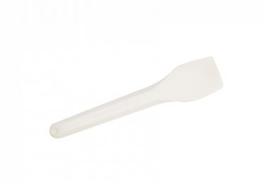 Ice cream scoop  style bio eco stacked cm 9,5 - WHITE